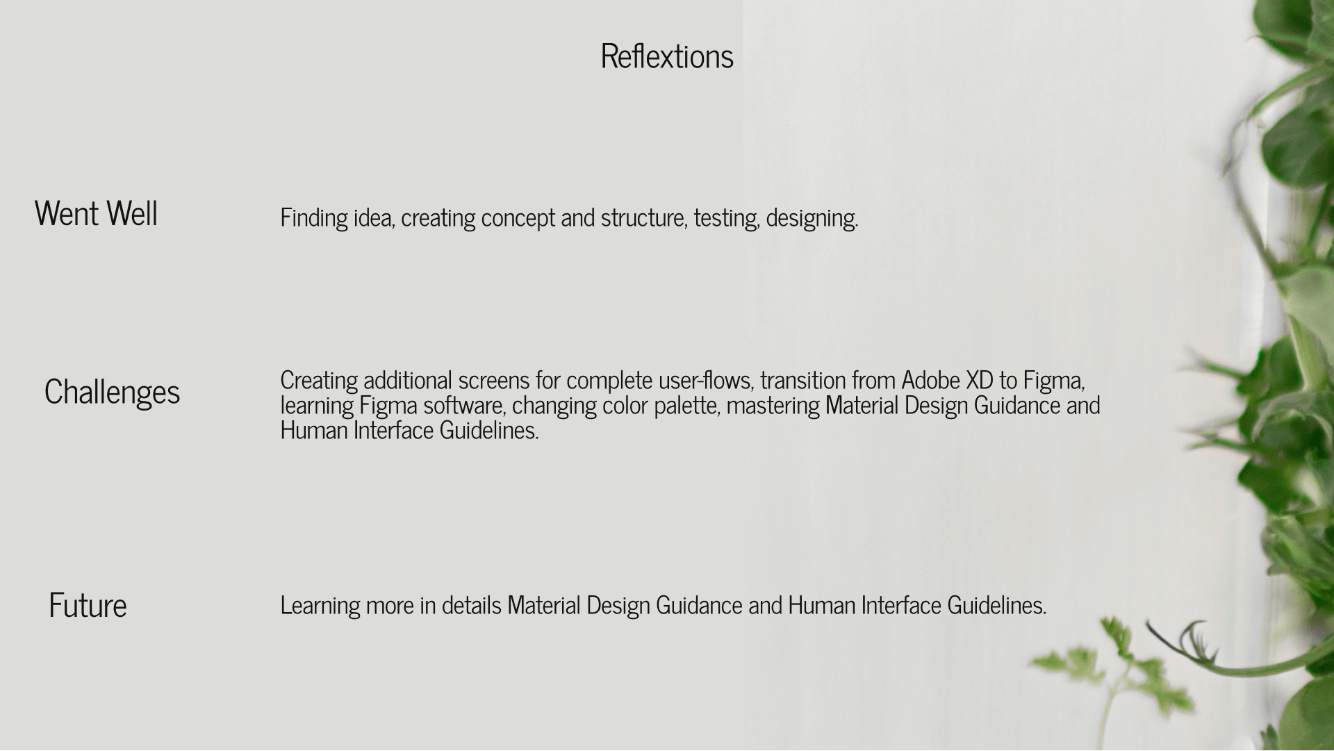 Reflexions